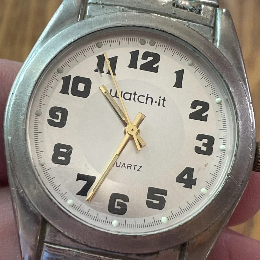 5 Vintage Watches Silver Tone Bracelet Quartz